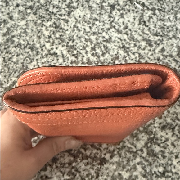 Chloe Leather Orange Wallet - Picture 5 of 6